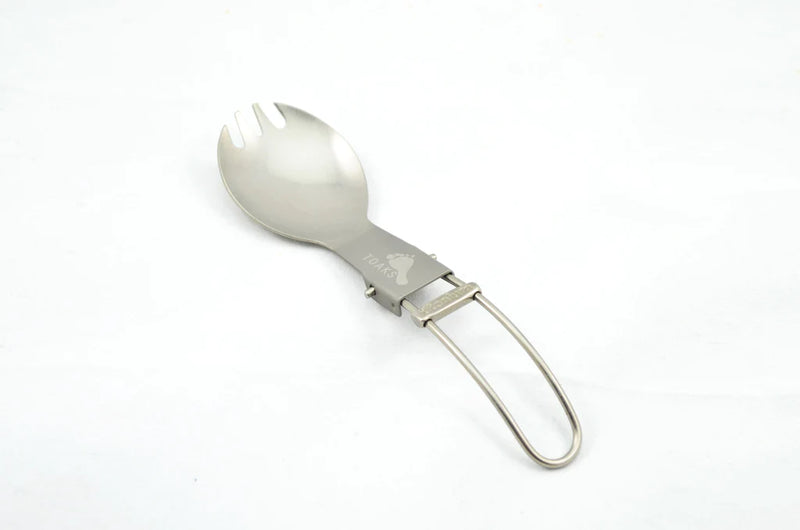 Load image into Gallery viewer, Toaks Titanium Folding Cutlery Series Spork By Toaks Outdoors