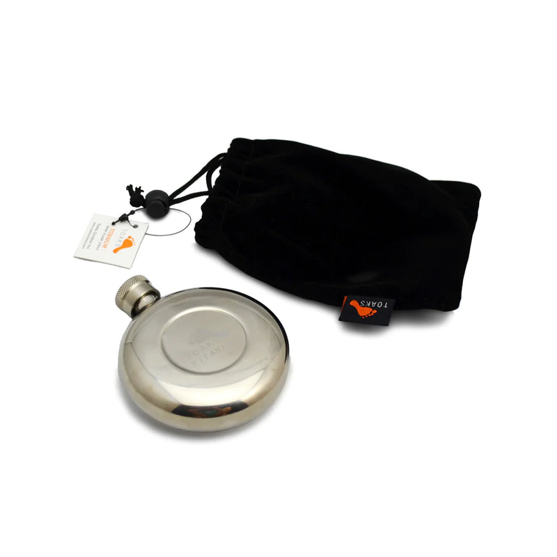 Load image into Gallery viewer, Toaks Titanium 150ml Flask By Toaks Outdoors