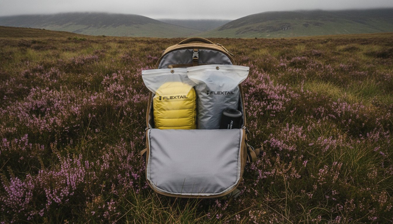 Flextail Compression Bags: Maximise Your Backpack Space
