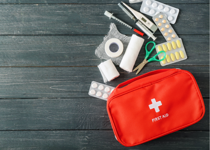 camping first aid supplies