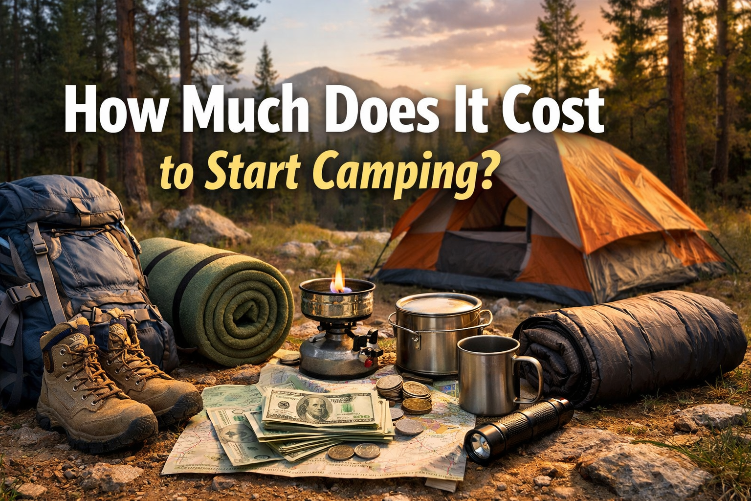 How much does it cost to start camping?