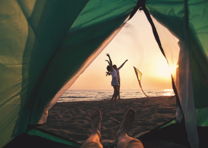 tent beach