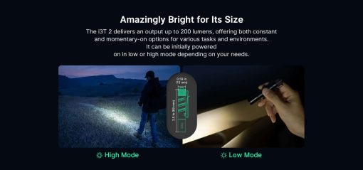 Load image into Gallery viewer, O Light i3T 2 EOS Small EDC Torch By O Light
