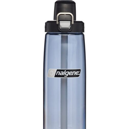 Nalgene Fresh Flow Straw Bottle 700ml (Various Colours) Grey with Black Cap By Nalgene