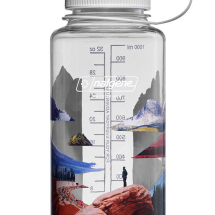 Nalgene 32oz / 1L Wide Mouth Sustain Water Bottle Surrealist Mixed Landscapes By Nalgene