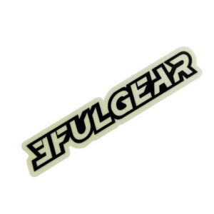 3F UL GEAR Glow In The Dark Sticker By 3F UL GEAR