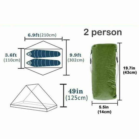 3F UL Gear Lanshan 2 / 3 Season / 2026 Version / Khaki By 3F UL GEAR