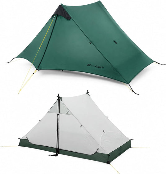 3F UL Gear Lanshan 2 Pro / 3 Season / Silpoly / 2026 Version (Khaki / Forest Green)