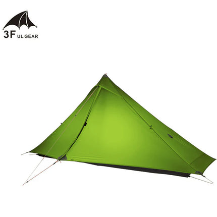 3fulgear Lanshan 1 Pro 20D SilNylon 3 Season   - Green Hiking Pole Tent