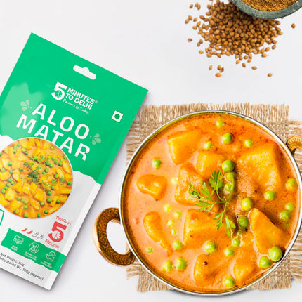 5 Minutes To Delhi Aloo Matar Camping Meal (Vegan) By 5 Minutes To Delhi