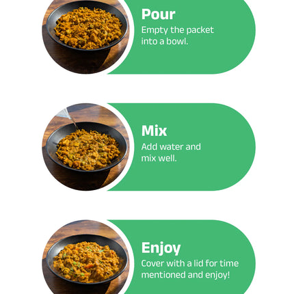 5 Minutes To Delhi Aloo Matar Camping Meal (Vegan) By 5 Minutes To Delhi