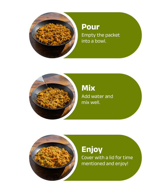 5 Minutes To Delhi Bhindi Masala Camping Meal (Vegan) By 5 Minutes To Delhi