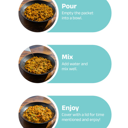 5 Minutes To Delhi Dal Fry Camping Meal (Vegan) By 5 Minutes To Delhi