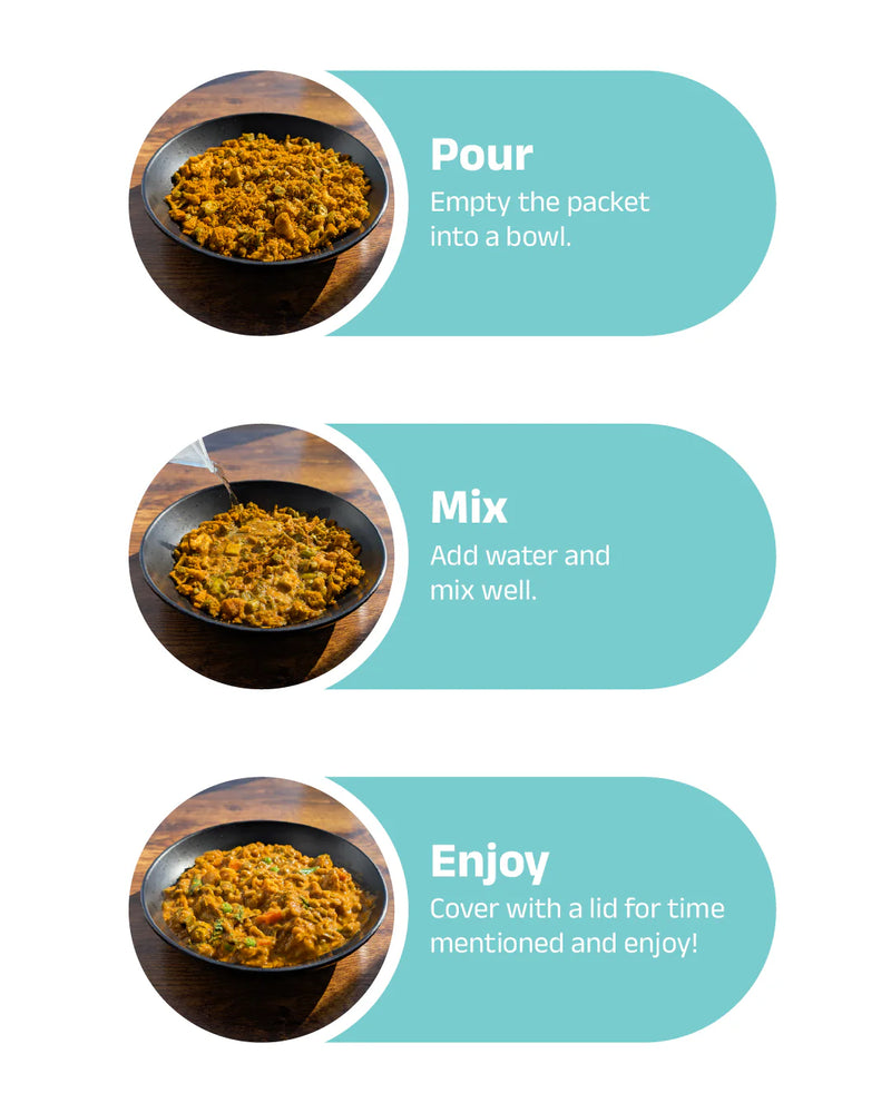 Load image into Gallery viewer, 5 Minutes To Delhi Dal Fry Camping Meal (Vegan) By 5 Minutes To Delhi
