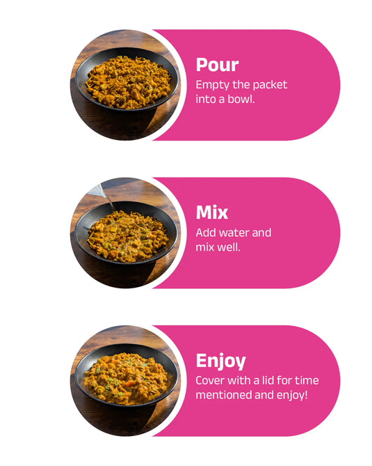 5 Minutes To Delhi Dal Makhani Camping Meal (Vegan) By 5 Minutes To Delhi