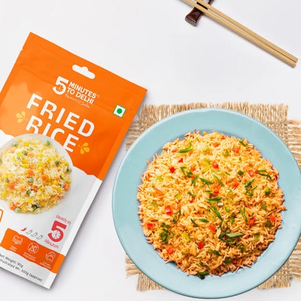 5 Minutes To Delhi Fried Rice Camping Meal (Vegan) By 5 Minutes To Delhi