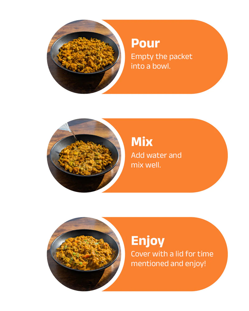 Load image into Gallery viewer, 5 Minutes To Delhi Fried Rice Camping Meal (Vegan) By 5 Minutes To Delhi
