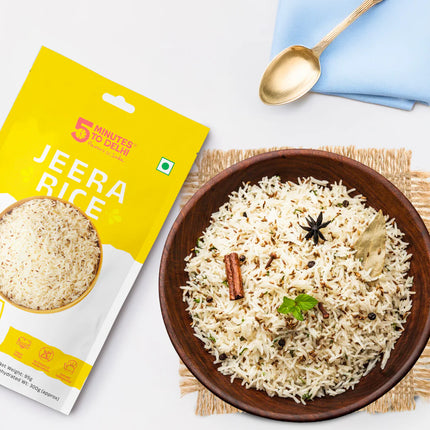 5 Minutes To Delhi Jeera Rice Camping Meal (Vegan) By 5 Minutes To Delhi