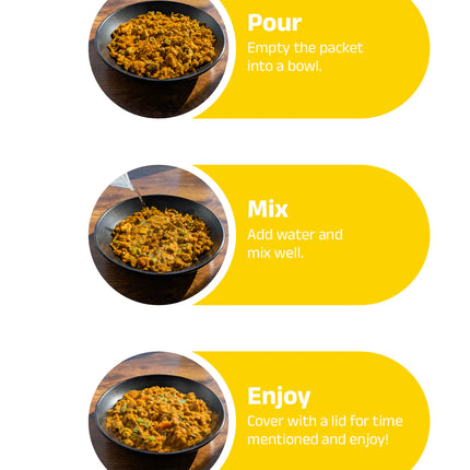 5 Minutes To Delhi Jeera Rice Camping Meal (Vegan) By 5 Minutes To Delhi