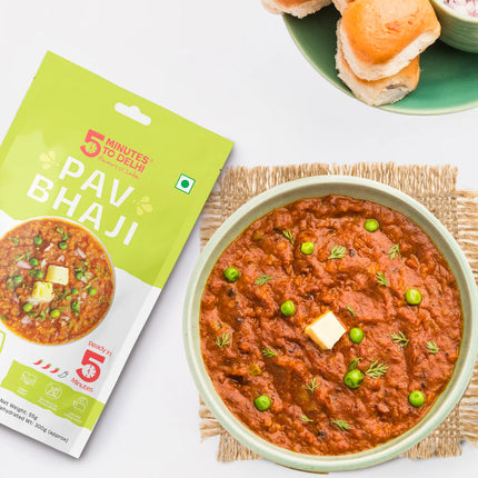5 Minutes To Delhi Pav Bhaji Camping Meal (Vegan) By 5 Minutes To Delhi