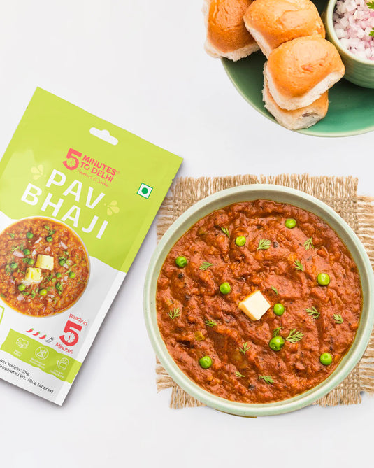 5 Minutes To Delhi Pav Bhaji Camping Meal (Vegan) By 5 Minutes To Delhi