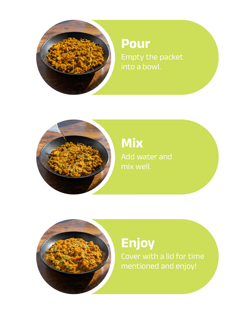 Load image into Gallery viewer, 5 Minutes To Delhi Pav Bhaji Camping Meal (Vegan) By 5 Minutes To Delhi
