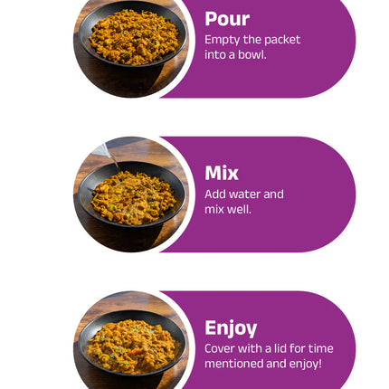 5 Minutes To Delhi Rajma Camping Meal (Vegan) By 5 Minutes To Delhi