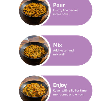 5 Minutes To Delhi Urad Dhal Camping Meal (Vegan) By 5 Minutes To Delhi