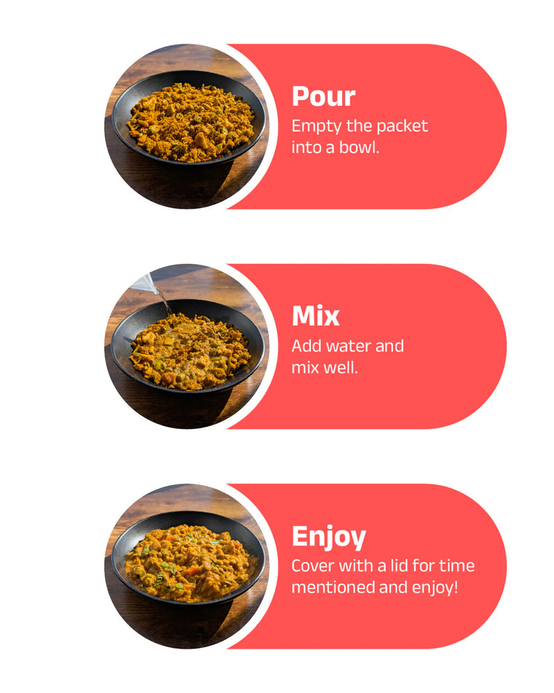 Load image into Gallery viewer, 5 Minutes To Delhi Vegetable Biryani Camping Meal (Vegan) By 5 Minutes To Delhi
