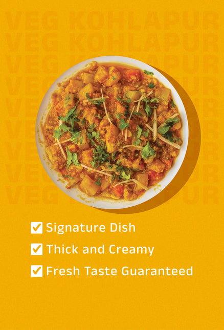 5 Minutes To Delhi Vegetable Kolhapuri Camping Meal (Vegan) By 5 Minutes To Delhi