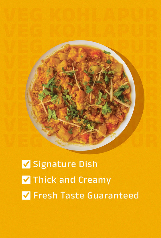 5 Minutes To Delhi Vegetable Kolhapuri Camping Meal (Vegan) By 5 Minutes To Delhi