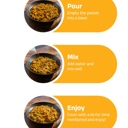 5 Minutes To Delhi Vegetable Kolhapuri Camping Meal (Vegan) By 5 Minutes To Delhi