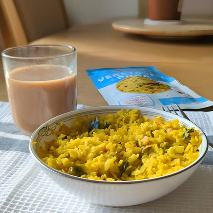5 Minutes To Delhi Vegetable Poha Camping Meal (Vegan) By 5 Minutes To Delhi