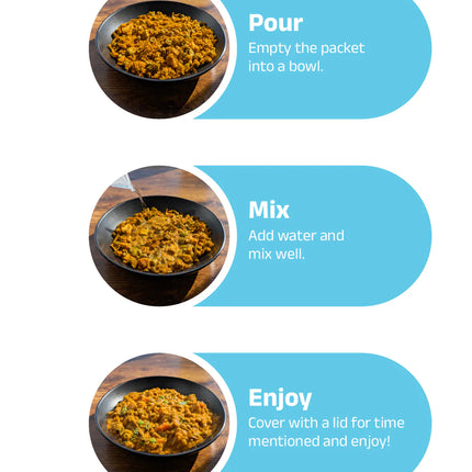 5 Minutes To Delhi Vegetable Poha Camping Meal (Vegan) By 5 Minutes To Delhi