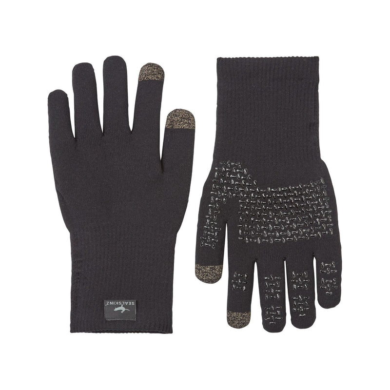 Load image into Gallery viewer, Sealskinz Anmer Waterproof All Weather Ultra Grip Glove (Various Colours) Black By Seal Skinz
