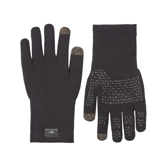 Sealskinz Anmer Waterproof All Weather Ultra Grip Glove (Various Colours) Black By Seal Skinz