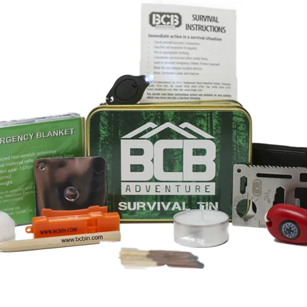 BCB Adventure Survival Tin By BCB International