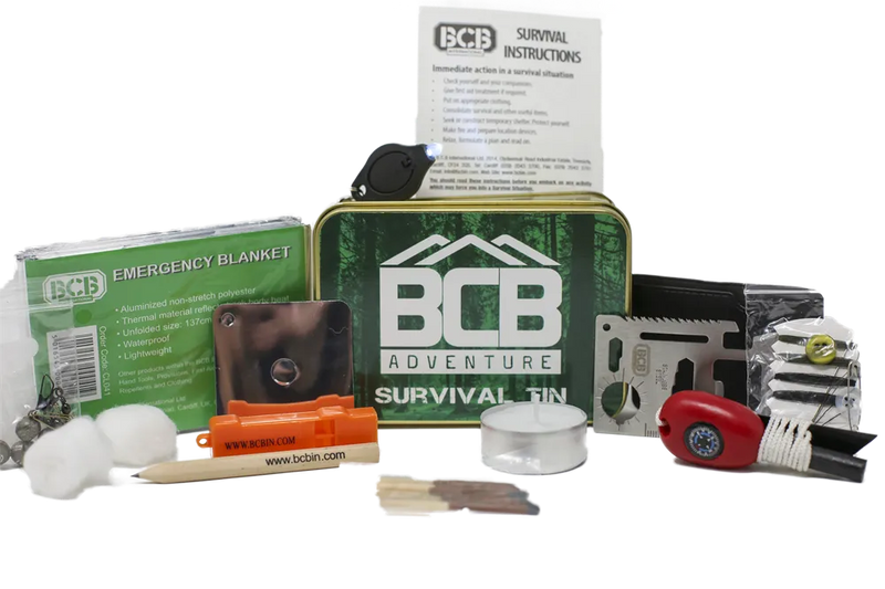 Load image into Gallery viewer, BCB Adventure Survival Tin By BCB International
