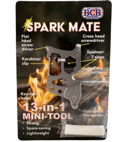 BCB Spark Mate Multitool with One Handed Striker By Wood To Water Outdoors