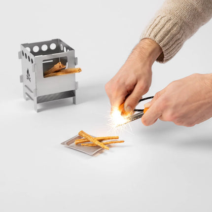 BE Bushbox Fuel Tray (Stainless / Titanium)
