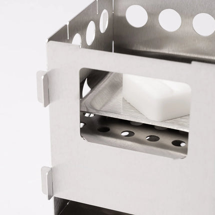 BE Bushbox Fuel Tray (Stainless / Titanium)