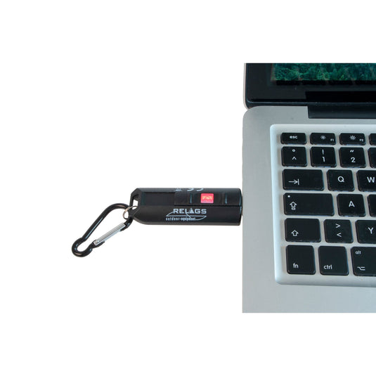 Basic Nature LED Keychain 'USB' Black By Basic Nature