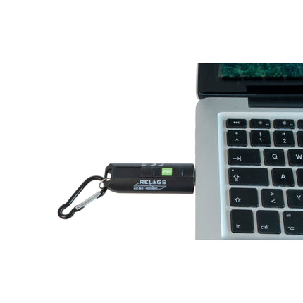 Basic Nature LED Keychain 'USB' Black By Basic Nature
