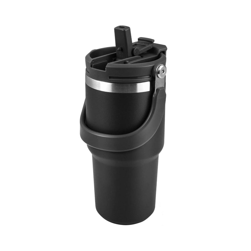 Load image into Gallery viewer, BasicNature Stainless Steel Thermo Mug 0.6L (Various Colours) Black By Basic Nature
