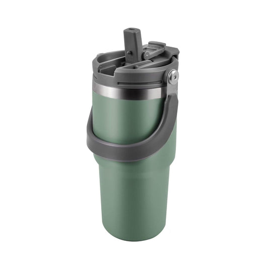 BasicNature Stainless Steel Thermo Mug 0.6L (Various Colours) Green By Basic Nature