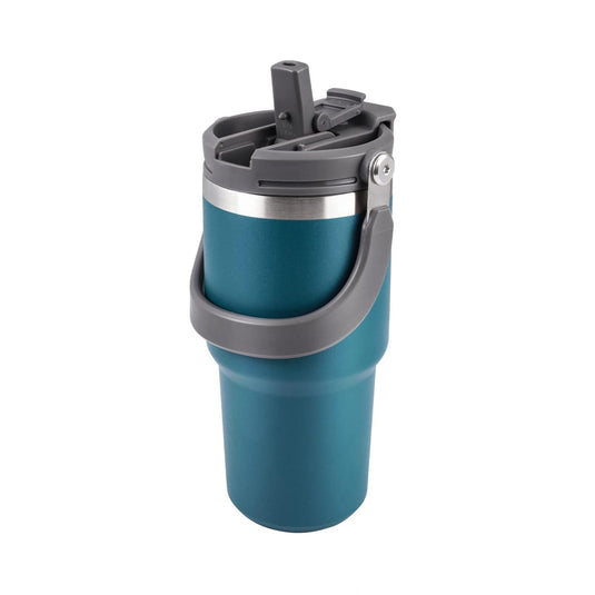 BasicNature Stainless Steel Thermo Mug 0.6L (Various Colours) Ocean Blue By Basic Nature