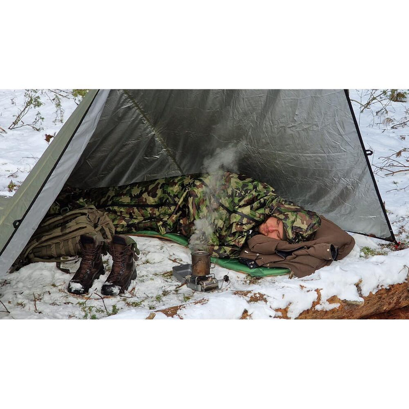 Load image into Gallery viewer, Bushmen HIDEOUT Thermo - Camo Bivvy Bag / Tarp / Poncho By Bushmen
