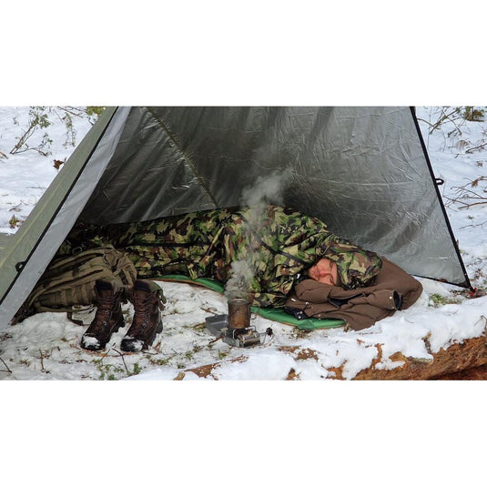 Bushmen HIDEOUT Thermo - Camo Bivvy Bag / Tarp / Poncho By Bushmen