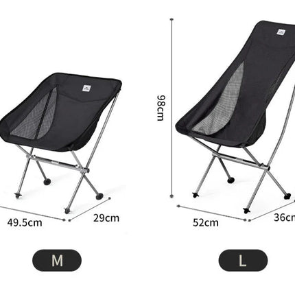Naturehike YL05 Ultralight Portable Camping Chair (low or high back)