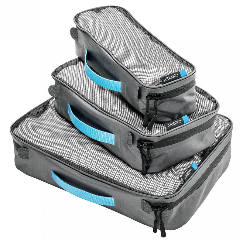 Load image into Gallery viewer, Cocoon Packing Cube with Laminated Net Top - Grey/Black By Cocoon
